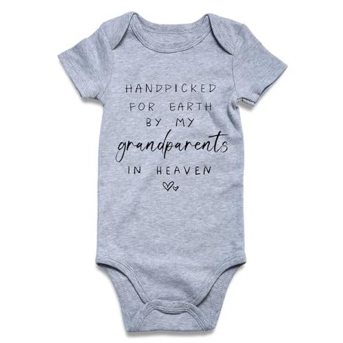 UNICOMIDEA Baby Boys Girls Romper Letter Printed Newborn Outfit Short Sleeve Bodysuits 0-12 Months