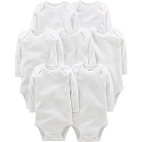 Simple Joys by Carter's unisex-baby 7-pack Long Sleeve Bodysuit