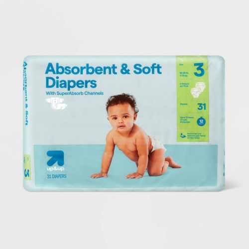 Disposable Diapers - Newborn Size - 34ct - Up&up™