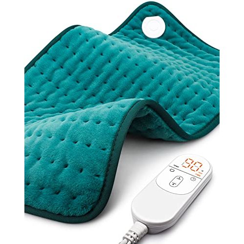 Heating Pad for Back Pain Relief with 6 Heat Settings, 4 Auto-Off, Gifts for Women Mom Men Dad, Electric Heating Pads for Cramps/Abdomen/Waist/Shoulder, Moist Dry Heat Options, 12" x 24"
