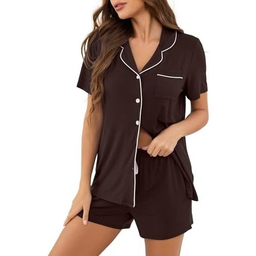 Pajama Sets For Women 2 Piece PJ Sets Short Sleeve Lounge Set Fashion Sleepwear XS-3XL