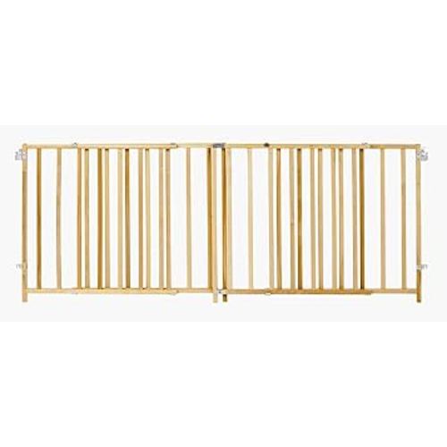 Toddleroo by North States - Extra-Wide Swing Wooden Baby Gate: Extra Wide Baby Gate for Large Openings - Adjustable 60 to 103 Inches Wide - 27 Inches Tall