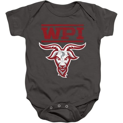 Worcester Polytechnic Institute Official Gompei Logo Unisex Infant Snap Suit for Baby