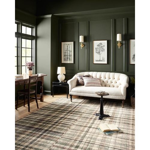 Loloi Chris Loves Julia Humphrey Collection HUM-03 Forest/Multi 7'-3'' x 9'-3'' .38" Pile Height, Area Rug feat. CloudPile