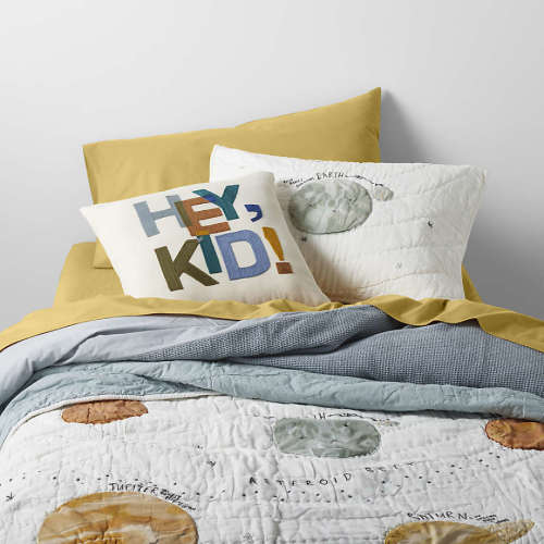 Outer Space Organic Cotton Kids Full/Queen Quilt