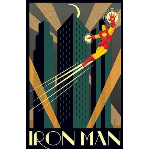 Iron Man - Art Deco
