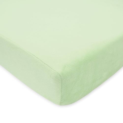 American Baby Company Heavenly Soft Chenille Fitted Crib Sheet 28" x 52", Warm and Cozy Neutral Chenille Sheet, Celery, for Boys and Girls, Fits Crib and Toddler Bed mattresses