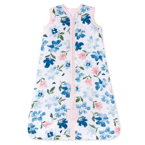 Burt's Bees Baby Beekeeper Wearable Blanket, Organic Cotton Swaddle 0.5 or 1.5 TOG, Newborn Essentials Shower Gift