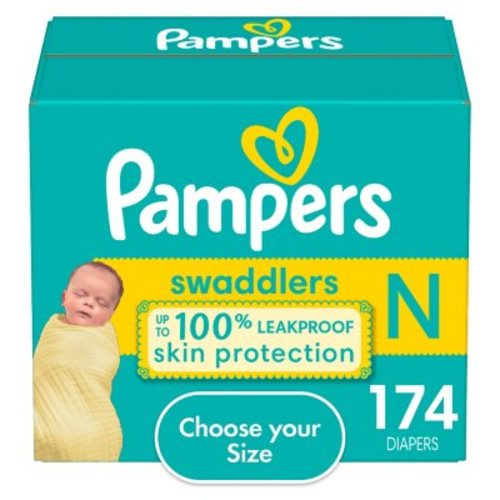 Pampers Swaddlers Diapers, Sizes Newborn -7 - Sam's Club