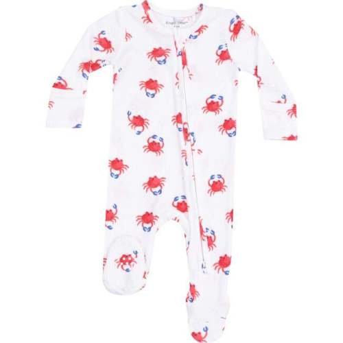 2 Way Zipper Footie, Crabby Cuties – puddlejumpers