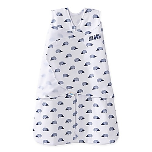 HALO® SleepSack® Hedgehog Multi-Way Adjustable Cotton Swaddle in NavyHALO® SleepSack® Small Hedgehog Multi-Way Adjustable Cotton Swaddle in Navy