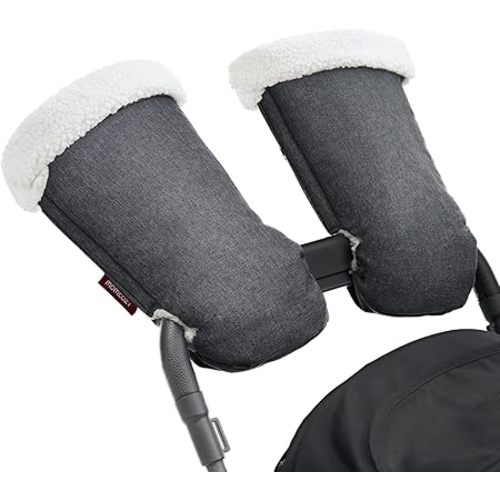 Momcozy Stroller Gloves Warmmuffs | Universal Winter Anti-Freeze Stroller Mittens | Winter Handmuff Stroller Accessories | Ultra-Plush,Weather-Proof | Foldable Adjustable | Shopping Golf Pet Cart