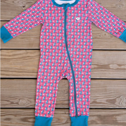 Baby Zip Up - American Flag Print – BURLEBO