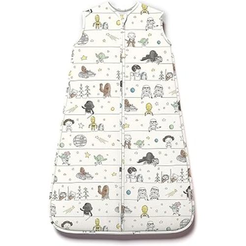 Milk Snob Disney Precious Padawans Baby Sleeping Sack for 6-18 Months, Sleeveless Sleep Bag Wearable Zip Up Blanket for Girl Boy Infant