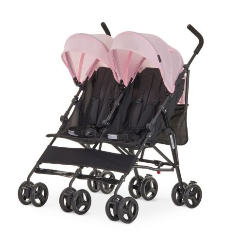 Pink Dream On Me Twin Venture Umbrella Stroller, Pink