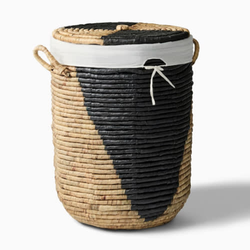 Two-Tone Woven Seagrass Baskets | West Elm