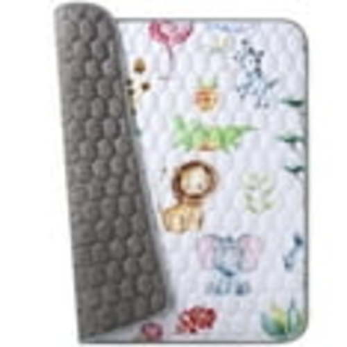 KABOER Baby Play Mats for Floor, 50x50 Play Mat for Playpen, Thick One-Piece Foam Baby Playmat for Floor, Non-Slip & Machine Washable Crawling Mat for Infants, Toddlers, Foldable for Easy Store