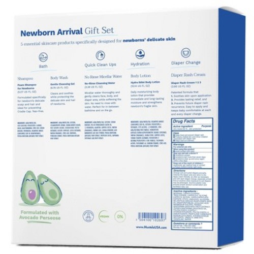 Mustela Newborn Arrival Baby Bath and Body Gift Set