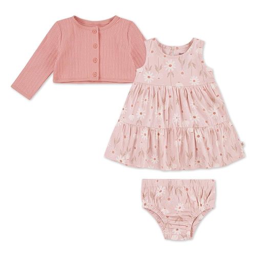 HUGGIES baby-girls Dress and Cardigan 2-piece Outfit Set