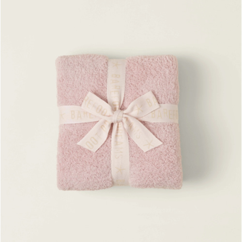 Barefoot Dreams CozyChic® Stroller Blanket- Dusty Rose