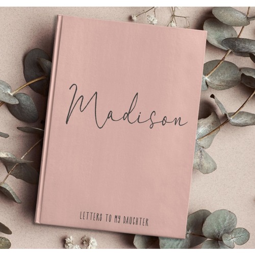 Letters To My Daughter - Personalized Dear Baby Journal - New Mom Keepsake Gift - Baby Shower