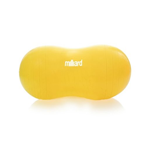 Milliard Peanut Ball Physio Roll for Exercise, Therapy, Labor, Birthing and Dog Training