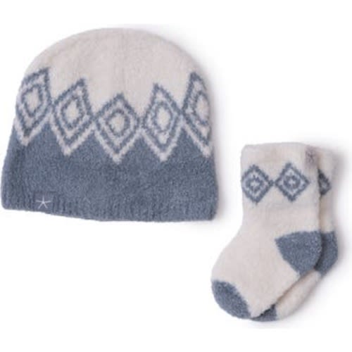 CozyChic Lite® Fair Isle Beanie & Socks Set