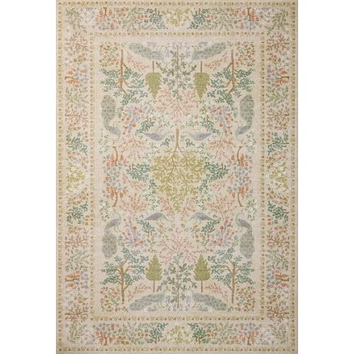 Loloi Rifle Paper Co. Canopy Collection CNP-05 Ivory 7'-6" x 9'-6" Area Rug