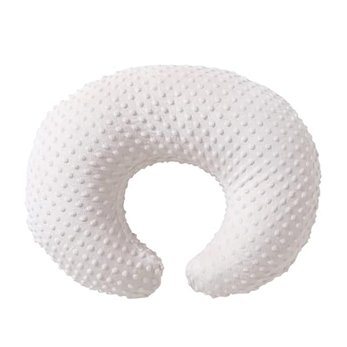 ESEN Baby Nursing Pillow and Body Positioner for Breast Feeding and Bottle Feeding, Ultra Soft Baby Breastfeeding Pillows with Removable Nursing Pillow Cover for More Support for Mom and Baby (Beige)