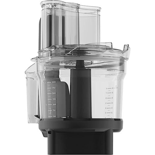Vitamix 12-Cup Food Processor Attachment with SELF-DETECT™, Compatible with Ascent and Venturist Series, Black