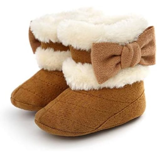 Infant Boots Winter Baby Girl Shoes Soft Sole Anti-Slip Toddler Snow Warm Prewalker Newborn Boots