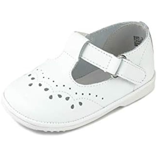 Birdie Leather T-Strap Stitched Mary Jane (3 INFANT)