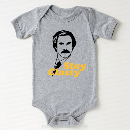 Humorous Man Bodysuit For Baby 7