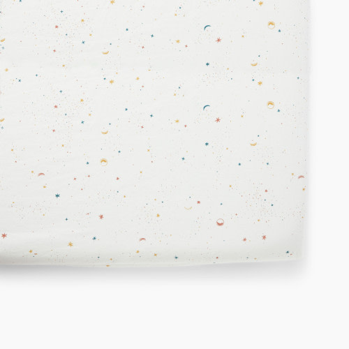 Pehr Brushed Organic Cotton Crib Sheet - Celestial