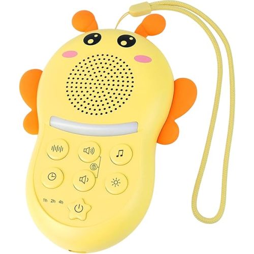 Portable Sound Machine for Baby,White Noise Sound Machine for Babies and Kids,Rechargeable Lullaby Machine with Light,Travel Sound Machine for Sleep,Great for Baby Registry Gift