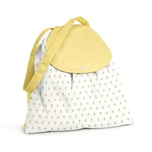 Esembly Day Bag – Reusable Wet and Dry Bag Made From Recycled Fabric With Dual Waterproof Compartments for Cloth Diapers, Swimsuits, Toiletries, and Snacks - Buds