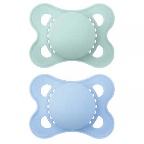 MAM Original Matte Pacifier, 0-6 Months, Boy, 2 Pack