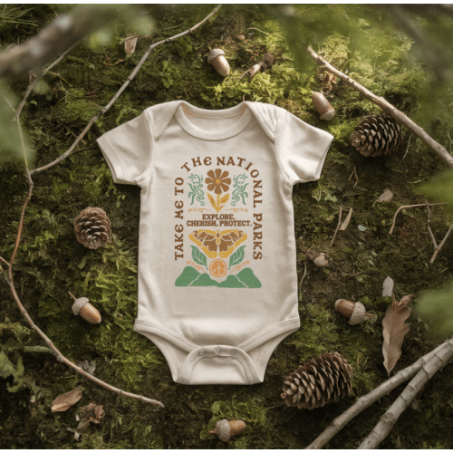 Take Me to the National Parks Baby Onesie – The Lincoln Forest
