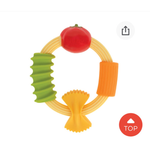 Pasta Silicone Teething Ring