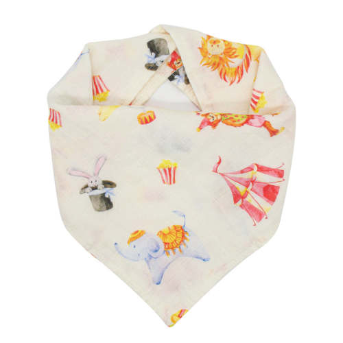 immispace | Premium Baby Bandana Bib - Circus