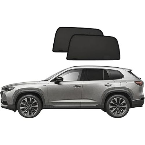 Custom Magnetic Mesh Sunshade for Mazda CX50 2023-2025, Side, Rear & Port Windows Sun Blind for Baby Protection, UV/Heat Reduction,Privacy Shield (2 pcs Rear Window Shades)