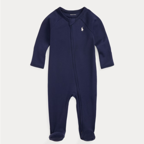 Cotton Interlock Footed Coverall