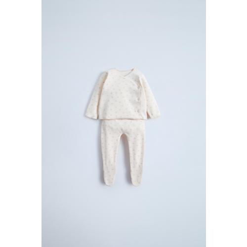 LITTLE BRANCHES STRIPED SET - Pink | ZARA United States