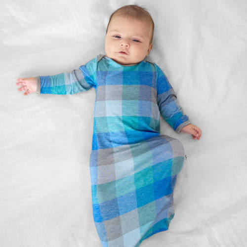 Arctic Plaid Infant Gown