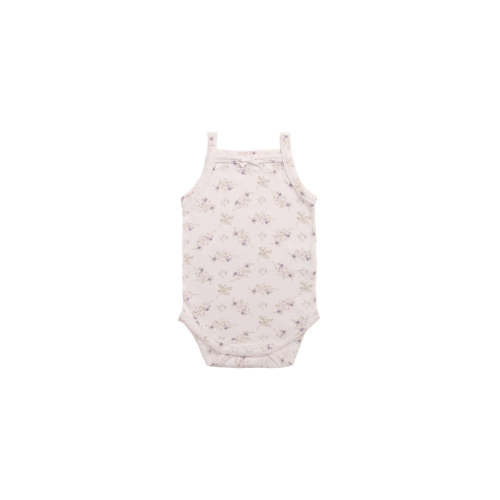 Organic Cotton Bridget Singlet Bodysuit - Sweet Pea Floral – Jamie Kay USA
