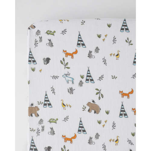 Cotton Muslin Crib Sheet - Forest Friends
– Little Unicorn USA