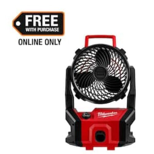 M18 18-Volt Lithium-Ion Brushless Cordless PACKOUT Jobsite Fan (Tool-Only)