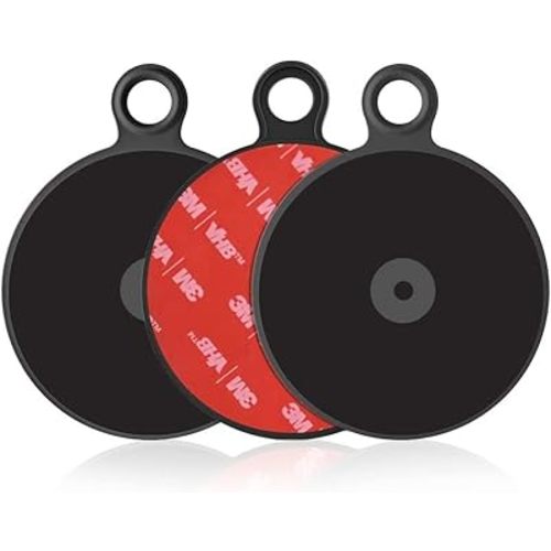 APPS2Car Dashboard Pad Mounting Disk for Suction Cup Phone Mount & Tom Tom Garmin GPS Suction Mount Sat Nav Dash Cam Holder Stick On Universal Dash Mount Pad w/3M Adhesive 70mm Diameter 3 Pcs