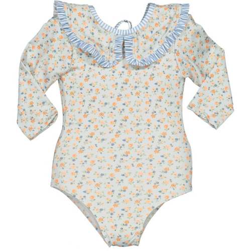 Fragant Flowers Long Sleeve Swimsuit - Paper Boat | Maisonette