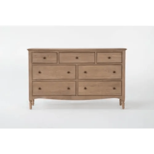 Deliah Wood 38" 7 Drawer Dresser | Living Spaces